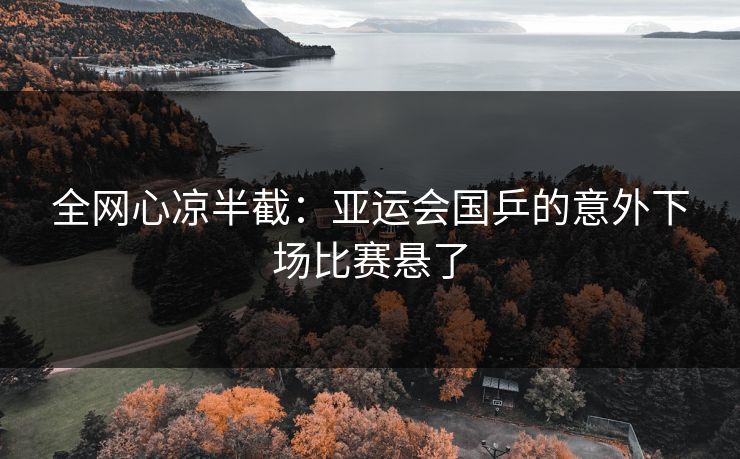 全网心凉半截：亚运会国乒的意外下场比赛悬了